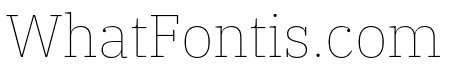 IBM Plex Serif Thin