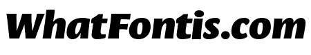 Leksa Sans Black Italic