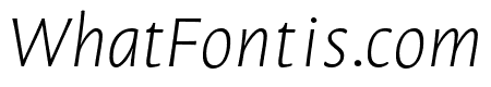 Leksa Sans Extra Light Italic
