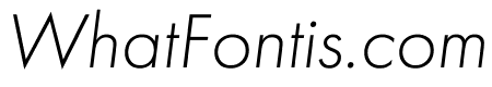 Futura PT Light Oblique
