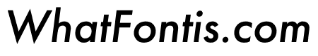Futura PT Medium Oblique