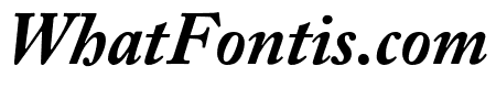 Adobe Caslon Pro Bold Italic