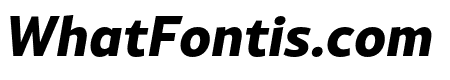 Rival Sans ExtraBold italic