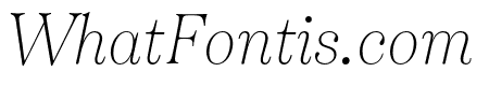 Tenez Light Italic