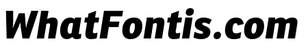Ronnia Condensed ExtraBold Italic