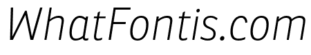 Ronnia Thin Italic
