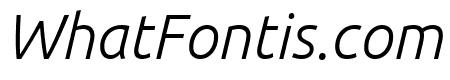 Ubuntu Light Italic
