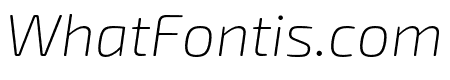 Exo Soft Extra Light Italic