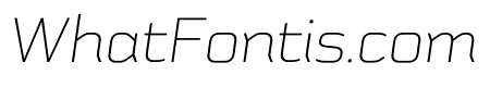 Schwager Sans Thin Italic