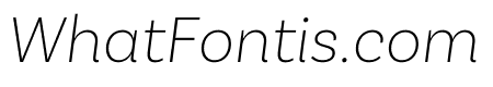 Basic Sans ExtraLight It