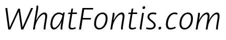 Libertad Light Italic