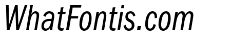 ITC Franklin Gothic LT Pro Book Compressed Italic