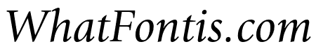 ITC Giovanni Std Book Italic