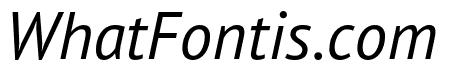 PT Sans Pro Italic
