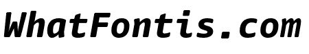 Nuvo Mono Pro Extrabold Italic