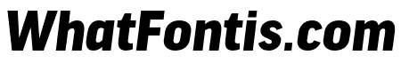 Good Headline Pro Comp Black Italic