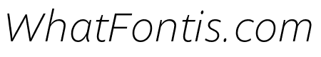 Altivo Extra Light Italic