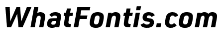 URW DIN Bold Italic
