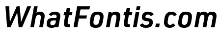 URW DIN Demi Italic