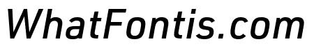 URW DIN SemiCond Medium Italic