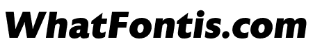 Astoria Sans Extra Bold Italic