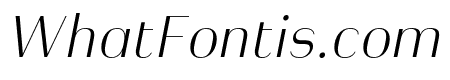 Heimat Display 14 ExtraLight Italic