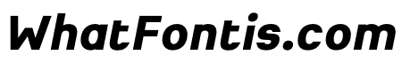 Heimat Sans ExtraBold Italic