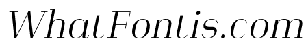 Heimat Didone 18 Light Italic