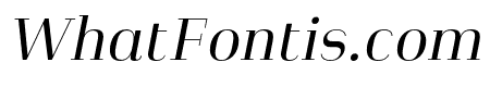 Heimat Didone 20 Regular Italic
