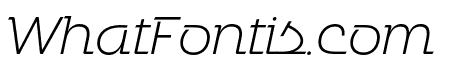 Urbane Adscript Extra Light Italic