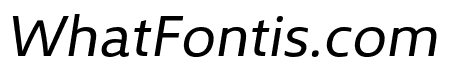 Kyrial Sans Pro Regular Italic