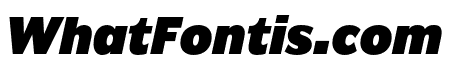 Americane Condensed Black Italic