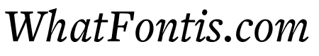 FreightText Pro Medium Italic