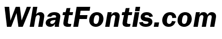 FranklinGothic URW Cond Demi Italic