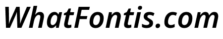 Noto Sans SemiBold Italic