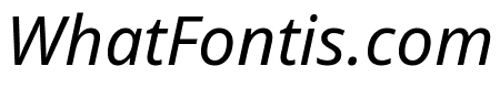 Noto Sans SemiCondensed Italic