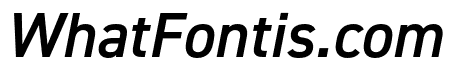 DIN 2014 Demi Italic
