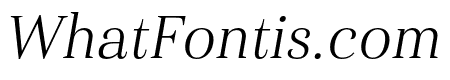 Haboro Ext Light Italic