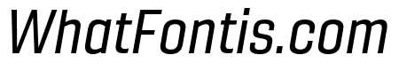 Gineso Ext Medium Italic
