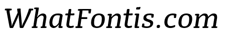 FP Dancer Serif Book Italic