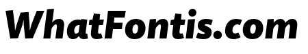 Quire Sans Pro Black Italic