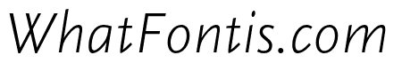 Scala Sans Pro Light Italic