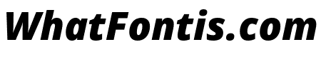 Open Sans Extrabold Italic