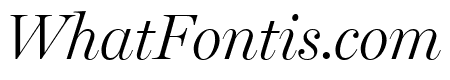 Miller Display Light Italic