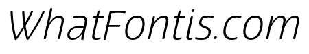 Terfens Light Italic
