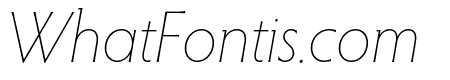 Hypatia Sans Pro ExtraLight Italic