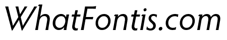 Hypatia Sans Pro Italic