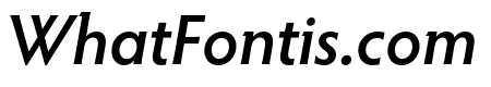 Hypatia Sans Pro Semibold Italic