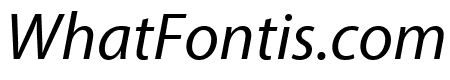 Myriad Pro SemiExtended Italic