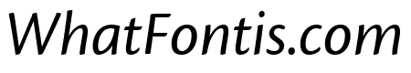 Cronos Pro Subhead Italic